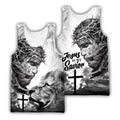 Jesus Is My Savior 3D Tattoo All Over Printed Unisex Shirts