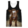 Beautiful Baby Cow Hoodie-Apparel-HD09-Tank Top-S-Vibe Cosy™