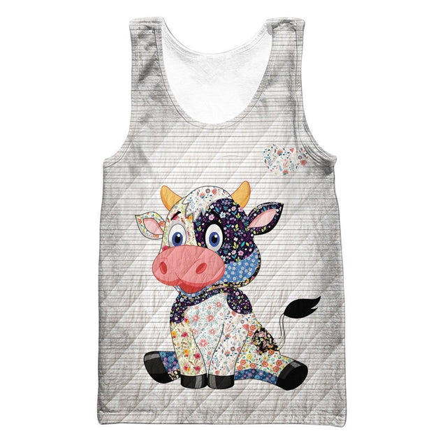 Cute Real Cow Farm-Apparel-HD09-Hoodie-S-Vibe Cosy™