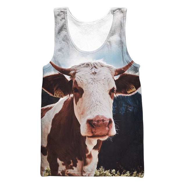 Cow Kids Hooide-Apparel-HD09-Tank Top-S-Vibe Cosy™