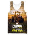 I am a Farmer To Save Time Hoodie-Apparel-HD09-Tank Top-S-Vibe Cosy™