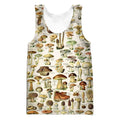 All Over Print Champignons Hoodie-Apparel-NTH-Tank Top-S-Vibe Cosy™