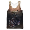3D All Over Print Hunting Turkey Hoodie-Apparel-HD09-Tank Top-S-Vibe Cosy™