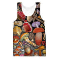 Mushroom collection Art all over-Apparel-NTH-Tank Top-S-Vibe Cosy™