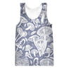 Mushroom Art All Over-Apparel-HD09-Tank Top-S-Vibe Cosy™
