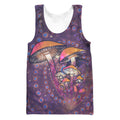 3D All Over Print Mushroom Underwater Shirt-Apparel-NTH-Tank Top-S-Vibe Cosy™