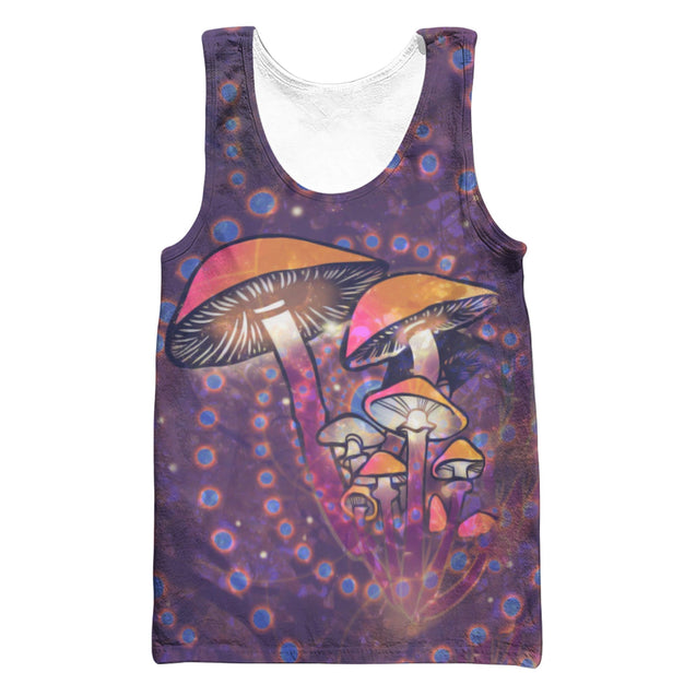 3D All Over Print Mushroom Underwater Shirt-Apparel-NTH-Tank Top-S-Vibe Cosy™