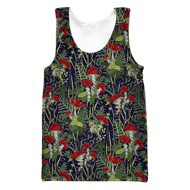 Button Mushrooms Hoodie-Apparel-NTH-Tank Top-S-Vibe Cosy™