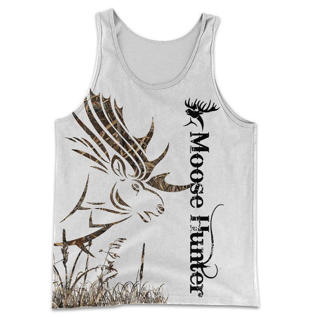 Camo Tattoo Moose Hunting Hoodie T-Shirt Sweatshirt NM-Apparel-NM-Tank Top-S-Vibe Cosy™