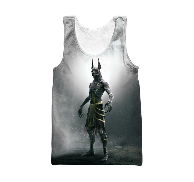 3D All Over Print Anubis Hoodie-Apparel-MP-Tank Top-S-Vibe Cosy™