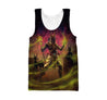 3D All Over The Egyptian gods Anubis Hoodie-Apparel-Khanh Arts-Tank Top-S-Vibe Cosy™