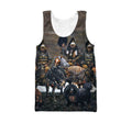 3D All Over Print Mongolia Warrior Hoodie-Apparel-Khanh Arts-Tank Top-S-Vibe Cosy™