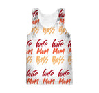 3D All Over Best Wife Mom Boss Hoodie-Apparel-Khanh Arts-Tank Top-S-Vibe Cosy™
