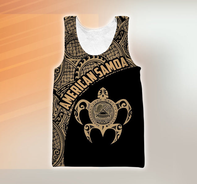 American Samoa Polynesian Hoodie - Golden-Apparel-Phaethon-Tank Top-S-Vibe Cosy™