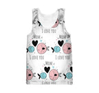 3D All Over I Love Mom Hoodie-Apparel-Khanh Arts-Tank Top-S-Vibe Cosy™