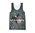 3D All Over Print Loved Mamasaurus Hoodie-Apparel-Khanh Arts-Tank Top-S-Vibe Cosy™