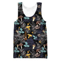 3D All Over Print Mushrooms and leaves of forest trees Shirt-Apparel-NTH-Tank Top-S-Vibe Cosy™