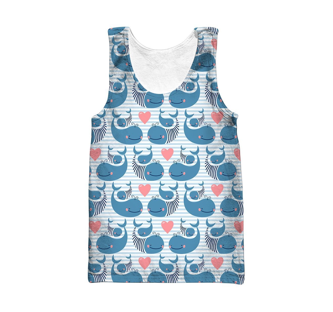 3D All Over Mother Dolphin Hoodie-Apparel-Khanh Arts-Tank Top-S-Vibe Cosy™