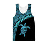 American Samoa Polynesian Hoodie - Blue-Apparel-Phaethon-Tank Top-S-Vibe Cosy™