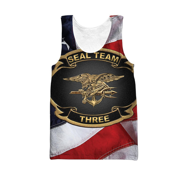 All Over Printed Marine corps american flag logo Shirts-Apparel-HP Arts-Tank Top-S-Vibe Cosy™