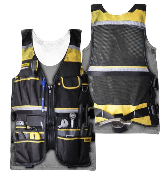 3D All Over Electrican T-Shirt-Apparel-HD09-Tank Top-S-Vibe Cosy™