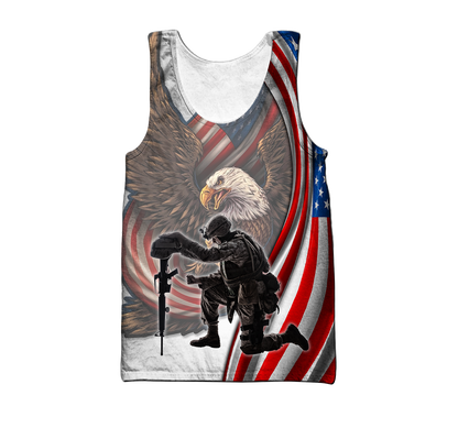 If You Haven't Risked Coming Home Under A Flag US Veteran 3D All Over Printed Shirts For Men and Women