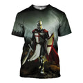 3D All Over Printed Knights Templar Shirts and Shorts-Knights Templar-LIASOSO-T-shirt-XS-Vibe Cosy™