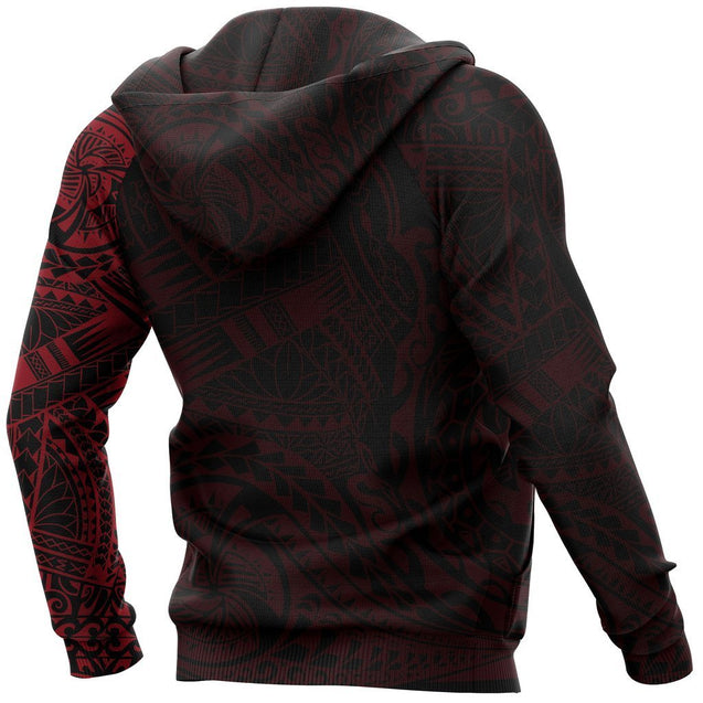 Tonga in My Heart Polynesian Tattoo Style New Hoodie New NNK 1207-Apparel-NNK-Hoodie-S-Vibe Cosy™
