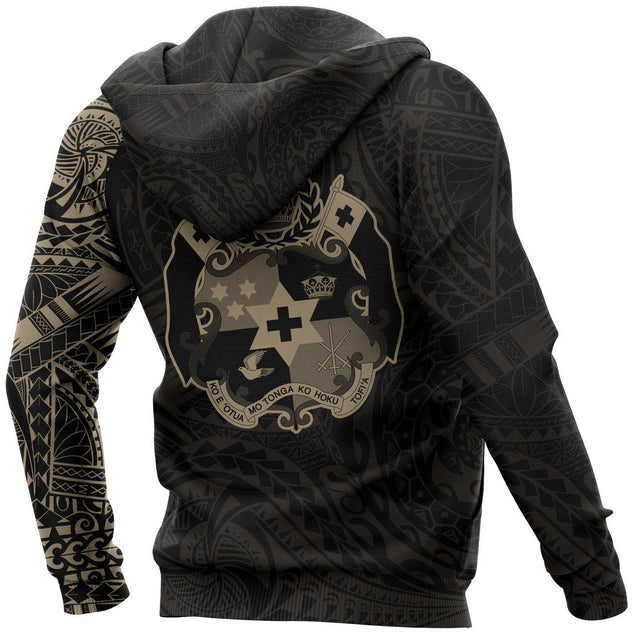 Tonga in My Heart Polynesian Tattoo Style Hoodie NNK 1206-Apparel-NNK-Hoodie-S-Vibe Cosy™