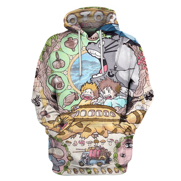 Toroto-ghibli-RoosterArt-Hoodie-S-Vibe Cosy™