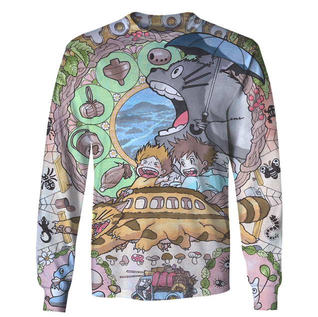 Toroto-ghibli-RoosterArt-Sweatshirt-S-Vibe Cosy™