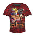 3D All Over Printed T-Rex Collage Shirts-Apparel-HP Arts-T-Shirt-TODDLER 2T-Vibe Cosy™