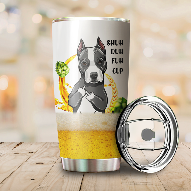 Pitbull Beer Lover Tumbler