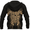 New Zealand Maori Hoodie, Wairua Tattoo Turtle Pullover Hoodie - Gold JJ150101 PL-Apparel-PL8386-Hoodie-S-Vibe Cosy™