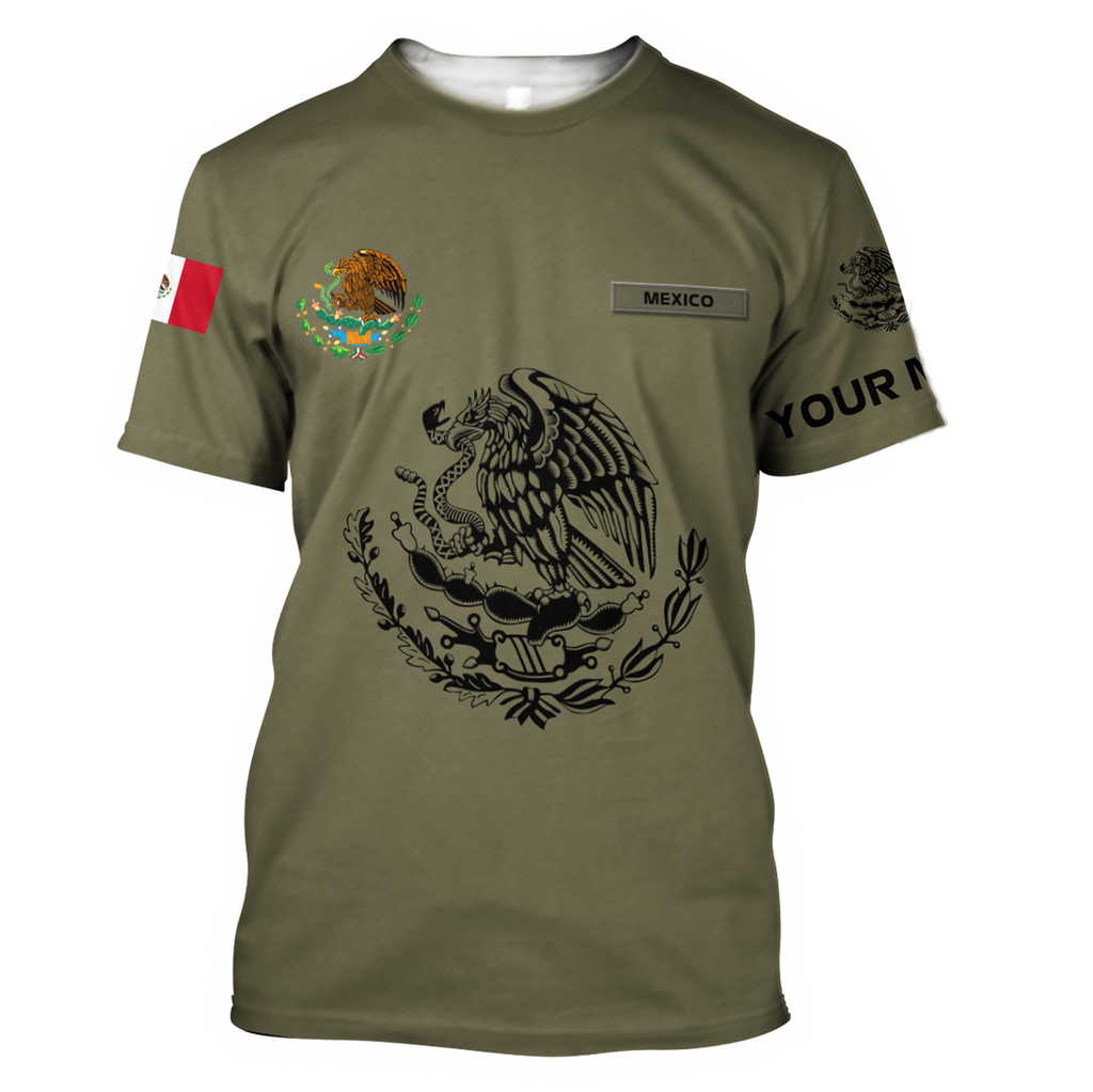 Mexican Customize 3D All Over Printed Shirts For Men And Women PD04012103