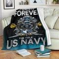 US Navy 3D All Over Printed Blanket