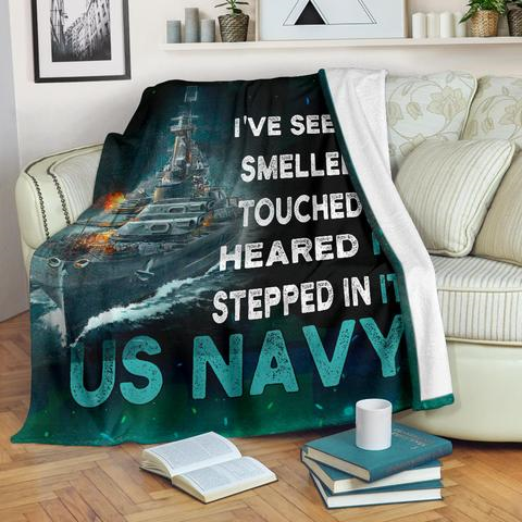US Navy 3D All Over Printed Blanket