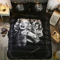 Marilyn Monroe Smile Bedding Sets-Bedding Set-6teenth Outlet-Twin 2pcs-Vibe Cosy™