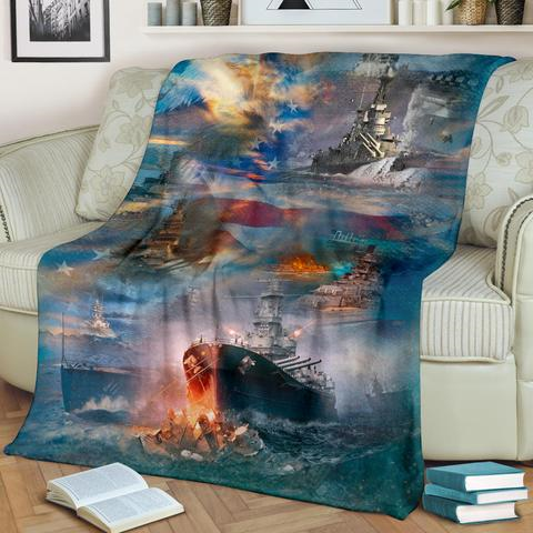 US Navy 3D All Over Printed Blanket