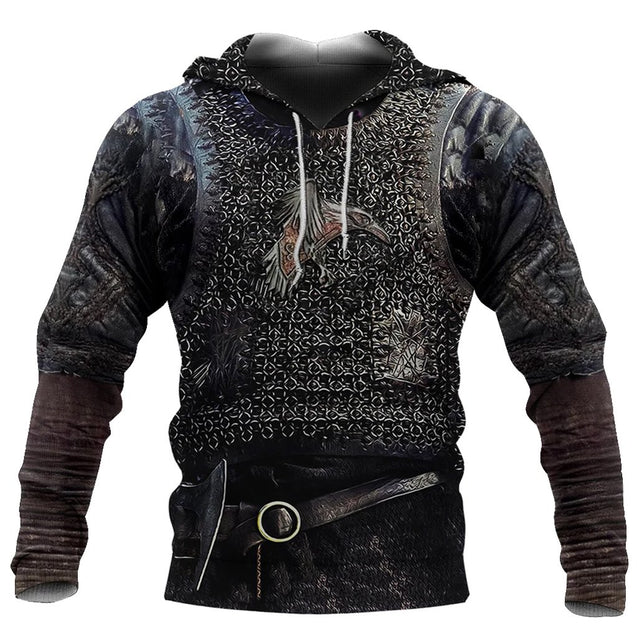 3D Printed Vikings Raven 3D Armour-Apparel-HP Arts-Hoodie-S-Vibe Cosy™