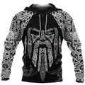 Viking Odin's Eye with Raven-Apparel-HP Arts-Hoodie-S-Vibe Cosy™