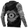 Viking Odin's Eye with Raven-Apparel-HP Arts-Hoodie-S-Vibe Cosy™