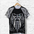 Viking Odin's Eye with Raven-Apparel-HP Arts-T-Shirt-S-Vibe Cosy™