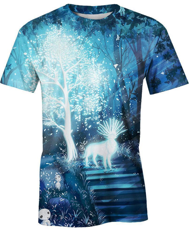 Fairy Forest-ghibli-VIO STORE-T-Shirt-S-Vibe Cosy™