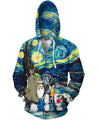 Friends And Starry Night-ghibli-VIO STORE-Zip-S-Vibe Cosy™