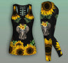 Elephant Sunflower Combo Tank + Legging-Apparel-TA-S-S-Vibe Cosy™