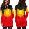 Aboriginal Flag Indigenous Sun 3D design Dress for women