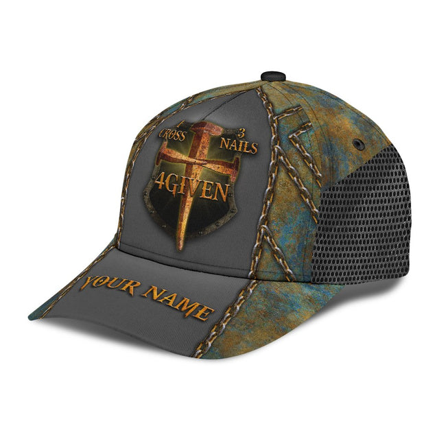 Personalized Jesus Saves 3D Printed Classic Cap Pi23032102