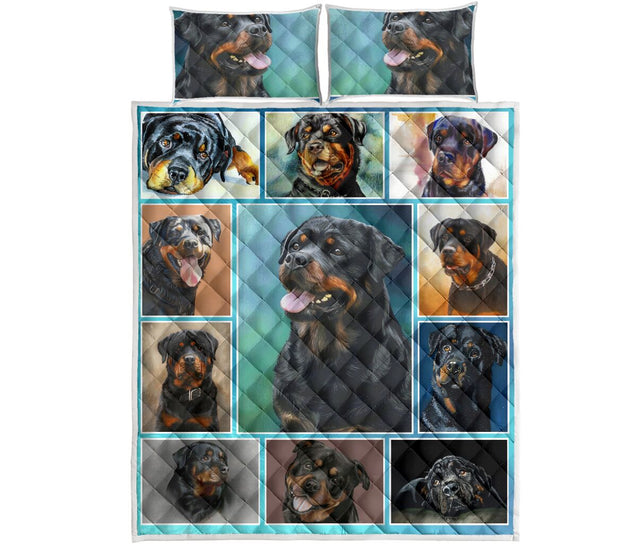 Rottweiler Lovers Quilt Bedding DL20292006S