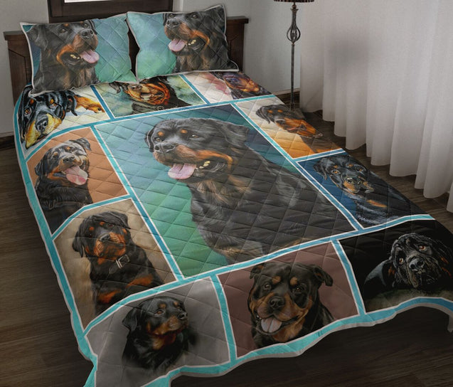 Rottweiler Lovers Quilt Bedding DL20292006S